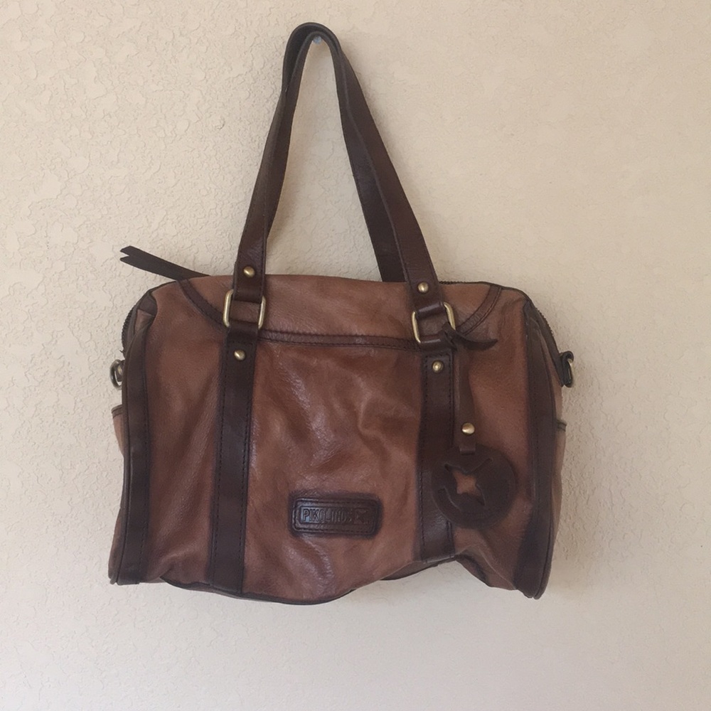 Pikolinos Brown Leather Handbag